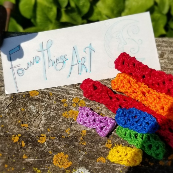 Rainbow Dreadlock Crochet Lace beads - Picture 1 of 4